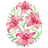 Lovely Lilies Easter Egg