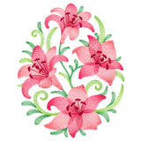 Lovely Lilies Easter Egg