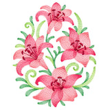 Lovely Lilies Easter Egg