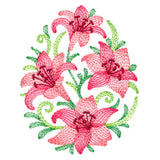 Lovely Lilies Easter Egg