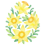 Delightful Daffodils Easter Egg