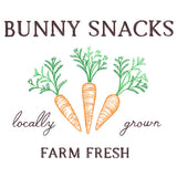 Bunny Snacks Market Sign