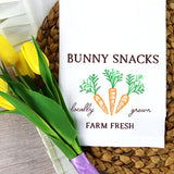 Bunny Snacks Market Sign