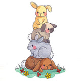 Spring Bunny Stack