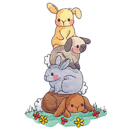 Spring Bunny Stack