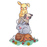 Spring Bunny Stack