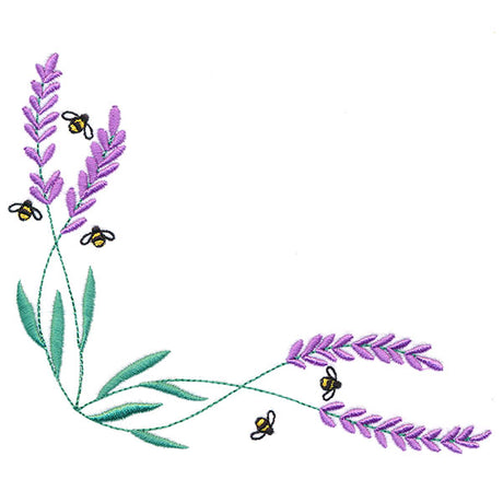 Bee & Lavender Corner