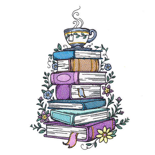 Your Cup of Tea Book Stack