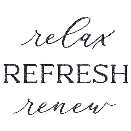 Relax Refresh Renew