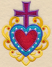 Heart and Cross Milagro