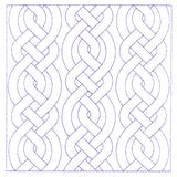 Classic Celtic Cable Square (Double Run)