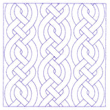 Classic Celtic Cable Square (Double Run)