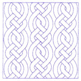 Classic Celtic Cable Square (Double Run)