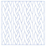 Classic Braided Cable Square (Double Run)