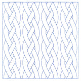Classic Braided Cable Square (Double Run)