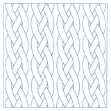 Classic Braided Cable Square (Double Run)