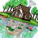 Springtime Cottage Scene