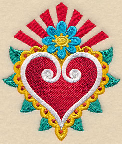 Heart and Flower Milagro