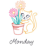 Cottage Kitty on Monday (Vintage)