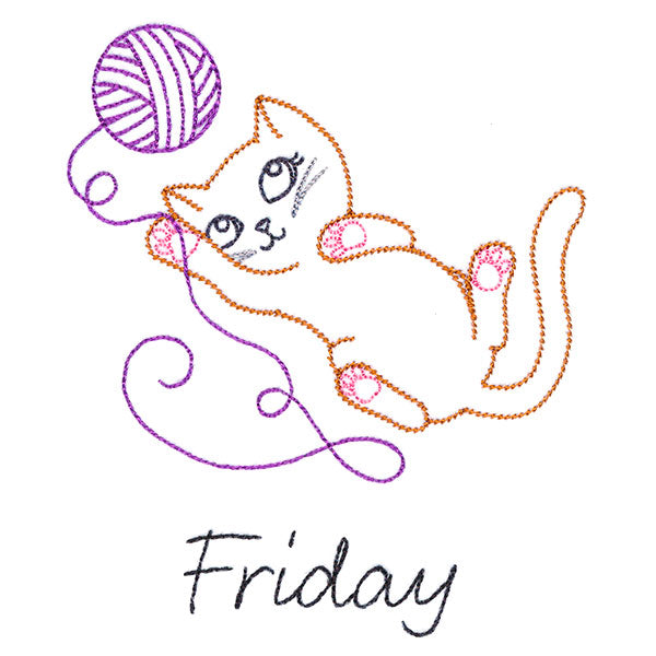 Cottage Kitty on Friday (Vintage)