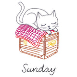 Cottage Kitty on Sunday (Vintage)