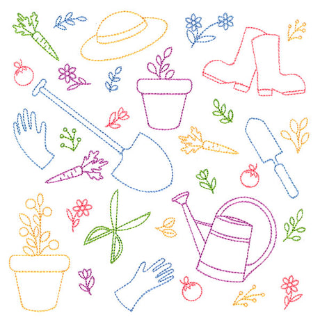 Gardening Fun Square