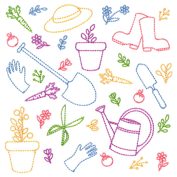 Gardening Fun Square