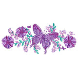 Flutter and Flowers Border