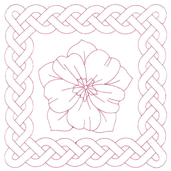 Knotwork and Blooms - Cosmos (Double Run)