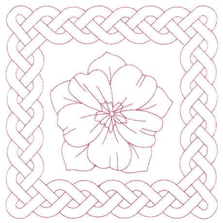 Knotwork and Blooms - Cosmos (Double Run)