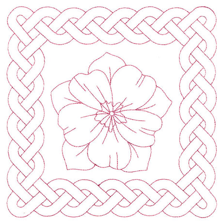 Knotwork and Blooms - Cosmos (Double Run)