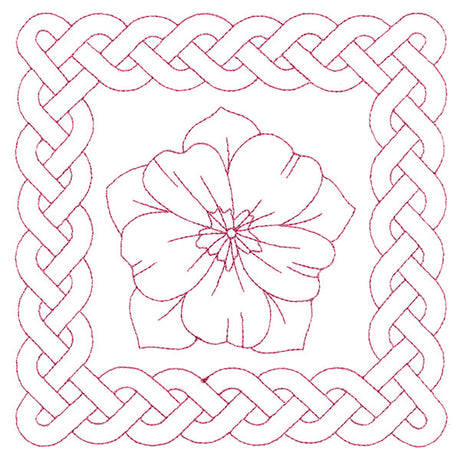 Knotwork and Blooms - Cosmos (Double Run)