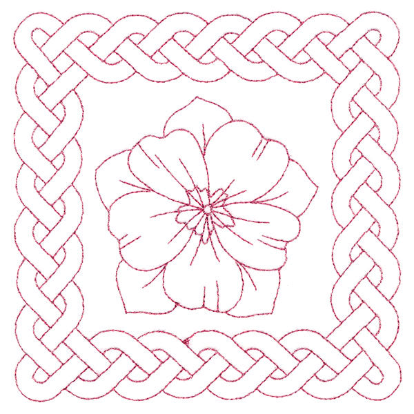 Knotwork and Blooms - Cosmos (Double Run)