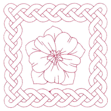 Knotwork and Blooms - Cosmos (Double Run)