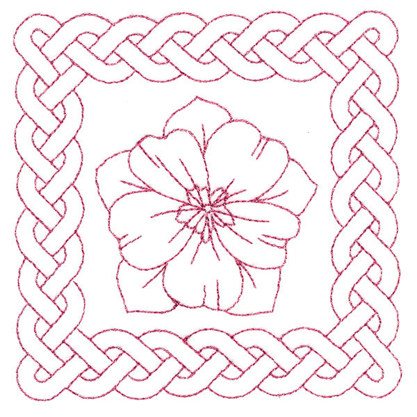 Knotwork and Blooms - Cosmos (Double Run)