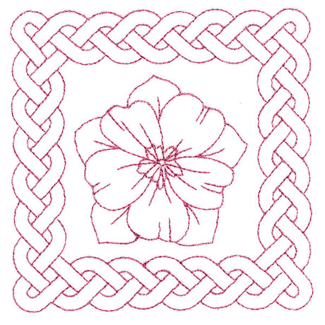 Knotwork and Blooms - Cosmos (Double Run)