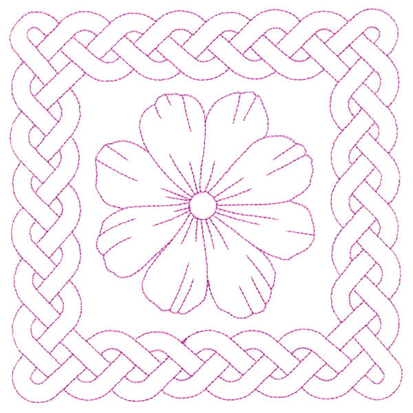 Knotwork and Blooms -  Rabelera (Double Run)