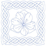 Knotwork and Blooms - Snow Crocus (Double Run)