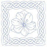 Knotwork and Blooms - Snow Crocus (Double Run)