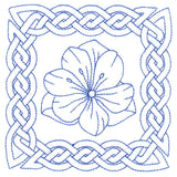 Knotwork and Blooms - Snow Crocus (Double Run)