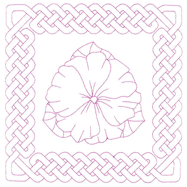 Knotwork and Blooms - Primrose (Double Run)