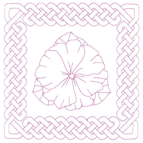 Knotwork and Blooms - Primrose (Double Run)