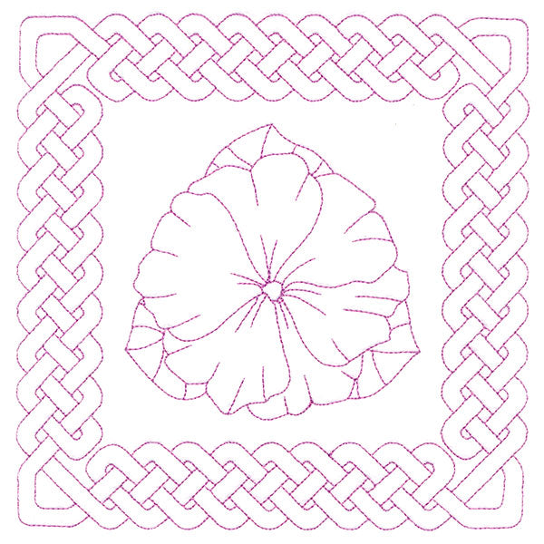 Knotwork and Blooms - Primrose (Double Run)