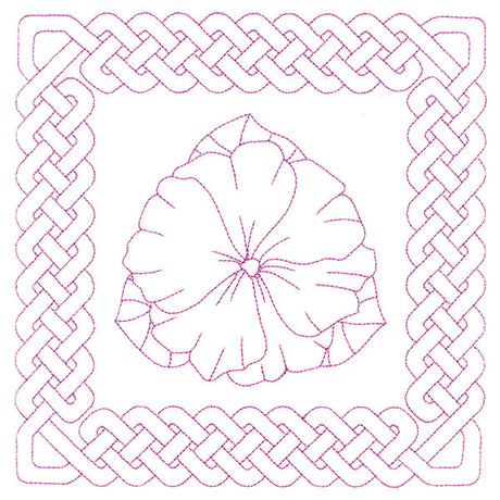 Knotwork and Blooms - Primrose (Double Run)