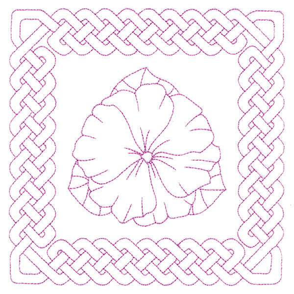 Knotwork and Blooms - Primrose (Double Run)