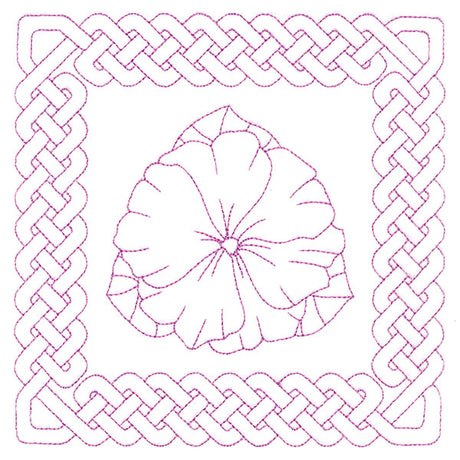 Knotwork and Blooms - Primrose (Double Run)