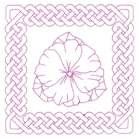 Knotwork and Blooms - Primrose (Double Run)