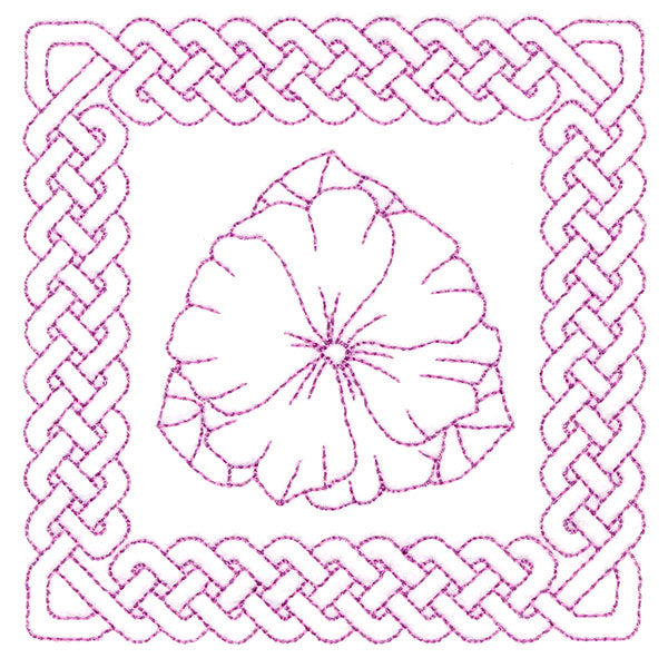 Knotwork and Blooms - Primrose (Double Run)