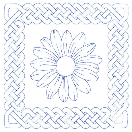 Knotwork and Blooms - Daisy (Double Run)