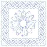 Knotwork and Blooms - Daisy (Double Run)